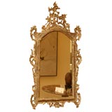Louis XIV Style Silver Leaf Mirror