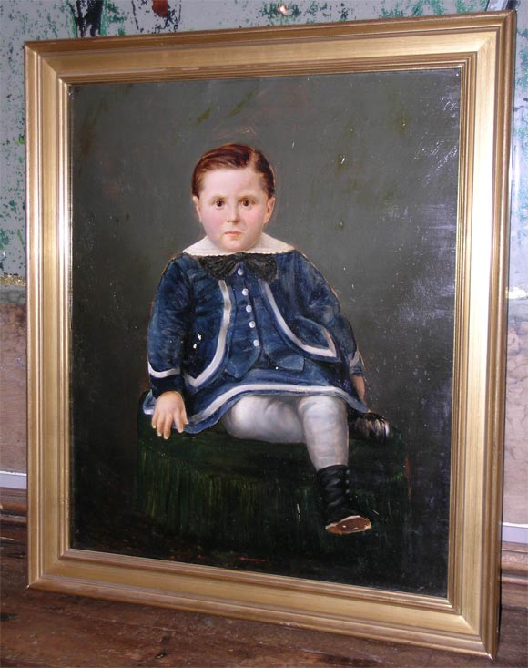 Over painted photograph Framed