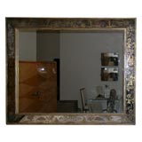 Chinoiserie reverse painted mirror
