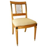 Antique Set of Four Walnut side chairs