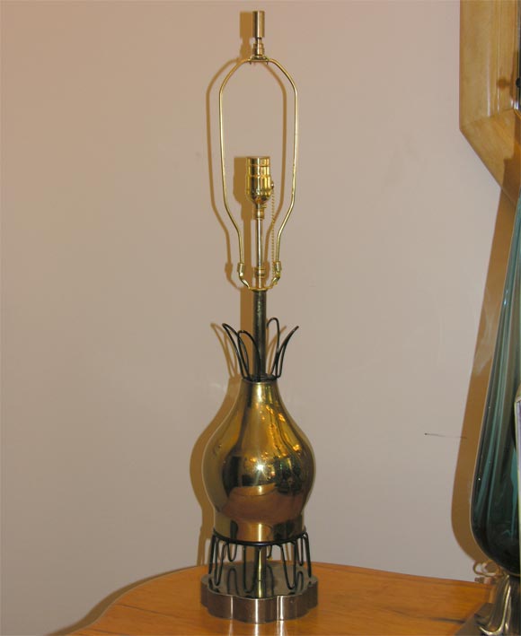 Pair of  40's Pear shaped lamps
