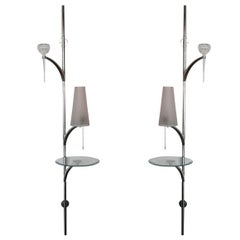 Vintage WALL MOUNTED END TABLES-PHILIPPE STARCK