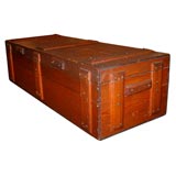 Used Dade County Pine Late 19th Century Longshoreman's Chest
