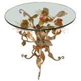 Italian Gilt  Iron Occasional Table