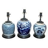 Antique Chinese Jar Lamps