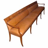 Antique Directoire hall sofa bench