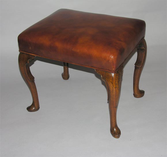 18th Century English Queen Anne stool