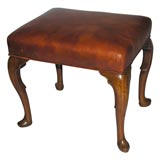 Antique 18th Century English Queen Anne stool
