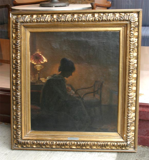 Interior Scene by Prof. Vlademar Irminger