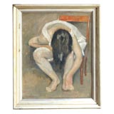 Woman Bending Down by Carl Fischer