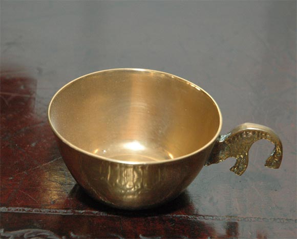 Brass Punch Bowl Serving Set 4