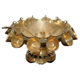 Brass Punch Bowl Serving Set