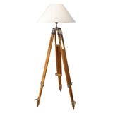 Vintage Surveyor's Tripod Lamp