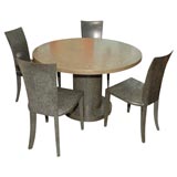Used Contemporary Granite Looking Dining Set