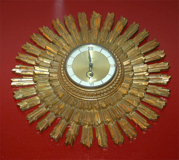 WORKING STARBURST CLOCK