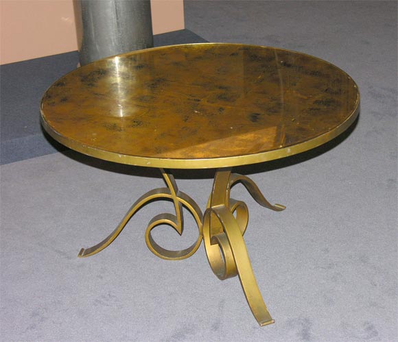Round Eglomise Coffee Table