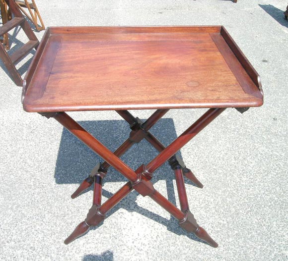 Mahogany Butler's Tray, Base is circa 1860, Tray has been added at a later date.