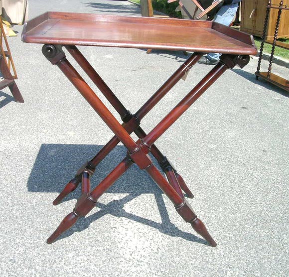 19th Century Mahogany Butler's Tray