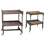 Oak Spindle Tea Trolley