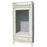 Painted Bamboo Armoire