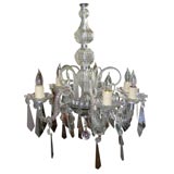 French Deco Crystal Chandelier