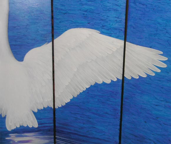 Paravento Swan di Lynn Curlee In condizioni ottime in vendita a New York, NY