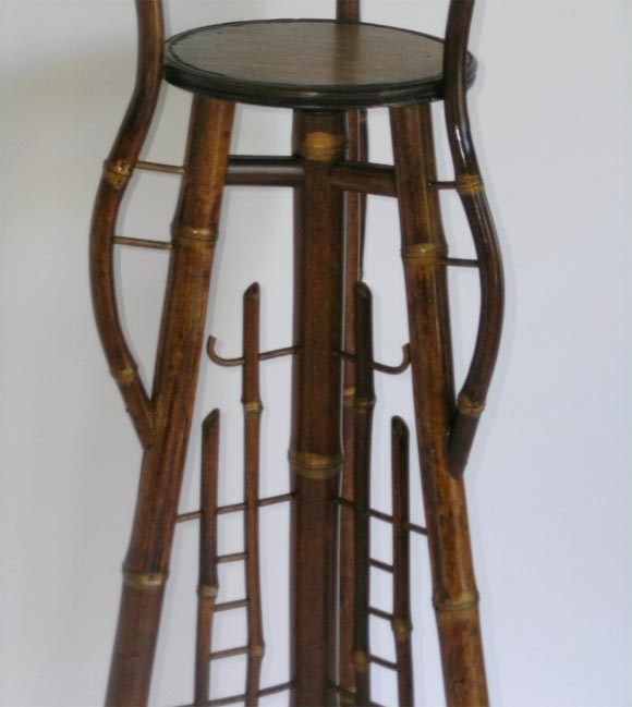 A 19thc Bamboo Plant Stand