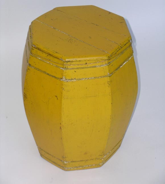 Japanese Two Oriental Storage Barrels or End Tables, priced per piece.
