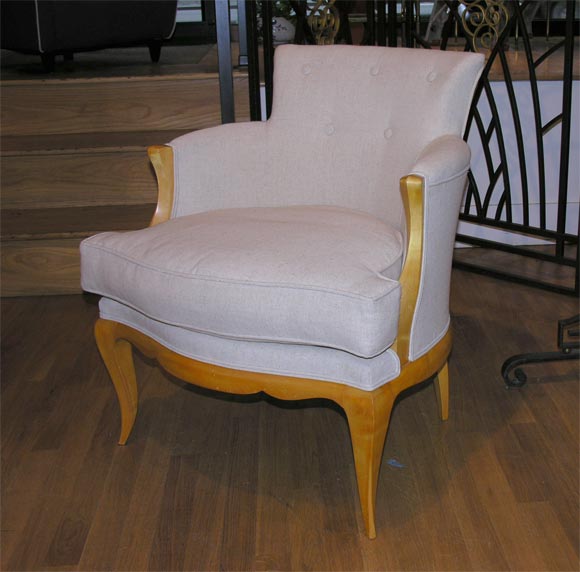 #3029 Small Tufted Back Bergere Chair