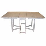 Re-Edition of  Swedish Painted  Drop Leaf Table