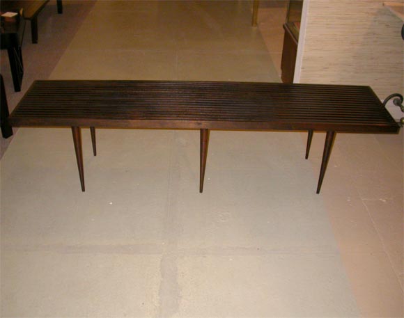 Slatted coffee table/bench