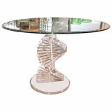 Stacked Lucite Dining Table