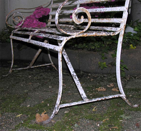 Iron Garden Bench For Sale