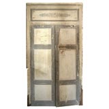 Antique Directoire Style Doors in Door Frame