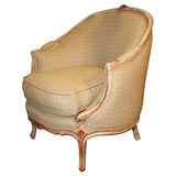 Antique Louis XV Barrel Back Chair