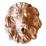 Marble Fountain Lion's Head