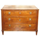 Antique Louis XVI lift top commode.