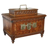 Italian Walnut Inlaid Document Box