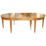 Directoire Walnut Dining Table