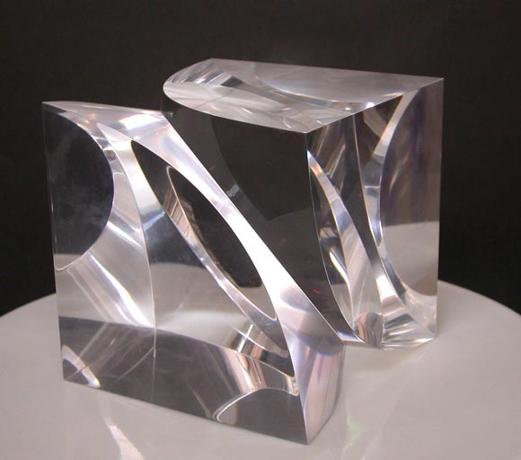 Sculptural Lucite Cubes 4