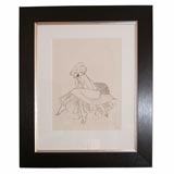 Custom Framed Marilyn Monroe by Al Hirschfeld
