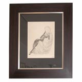 Custom Framed Marlene Dietrich by Al Hirschfeld Custom Framed Marlene Dietrich by Al Hirschfeld