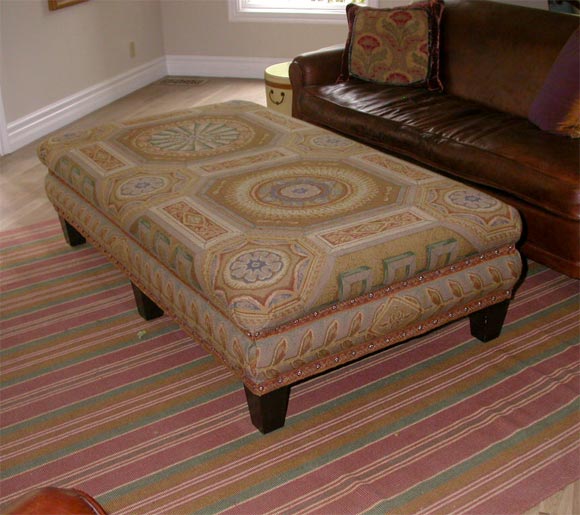 Needlepoint Ottoman