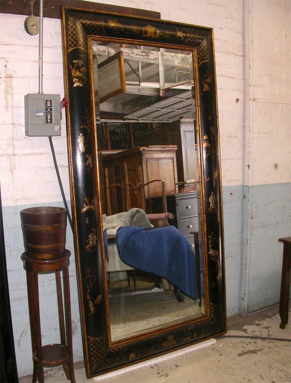 Large Chinoiserie Mirror
