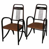 pair of armchairs by thonet