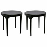 Antique pair of side tables by otto prutscher