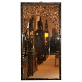 Antique Mirror with carved wood grapes