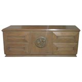 Vintage BEAUTIFUL JAMES MONT CABINET WITH CARVED FISH MEDALLION