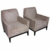 Pair of Ed Wormley Club Chairs