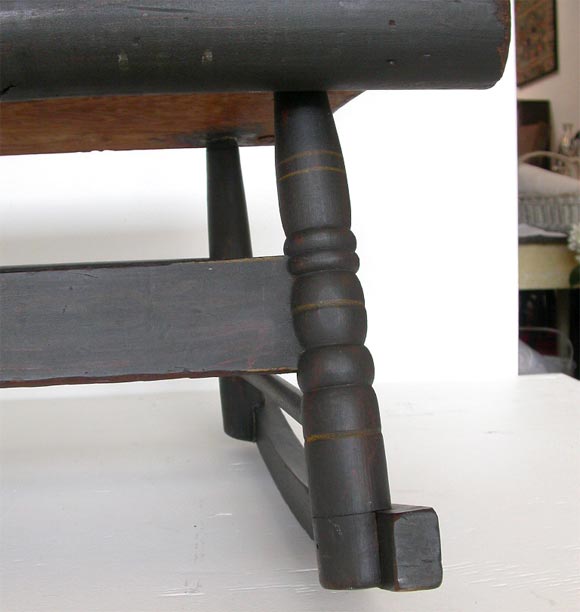 American 19THC MAMMY ROCKER/SETTLE